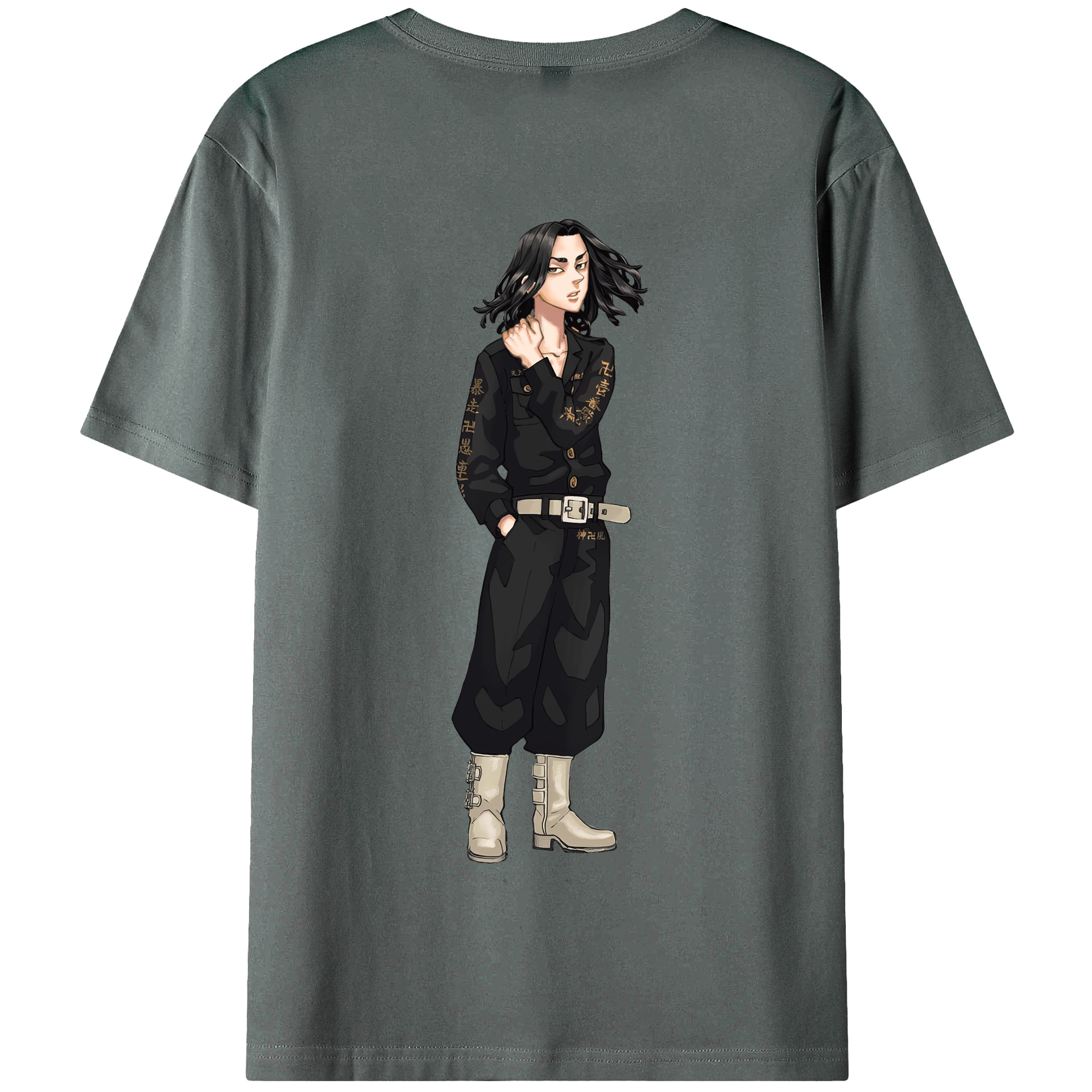 （画像用） 東京リベンジャーズ Tokyo Revengers 綿100％半袖Tシャツ（背面プリント）